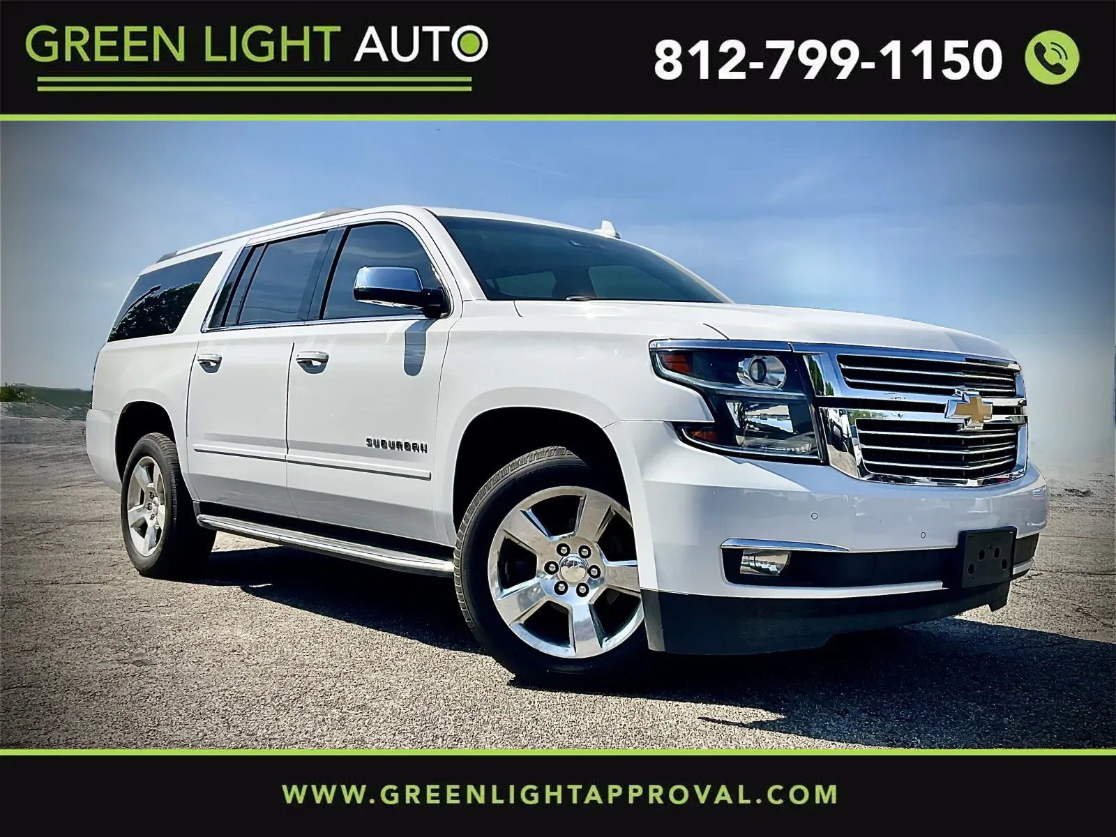 White 2017 Chevrolet Suburban 1500 Premier for sale in Columbus, IN