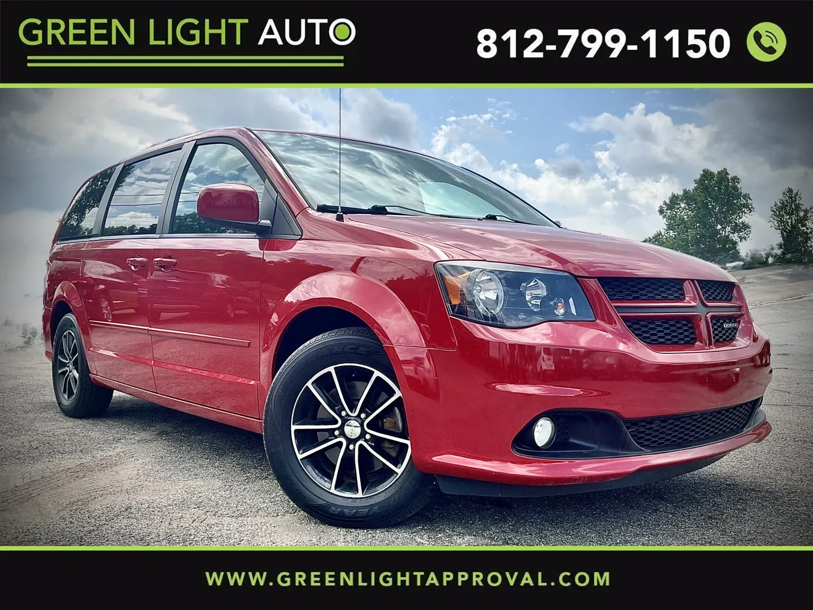 Red 2016 Dodge Grand Caravan R/T for sale in Columbus, IN