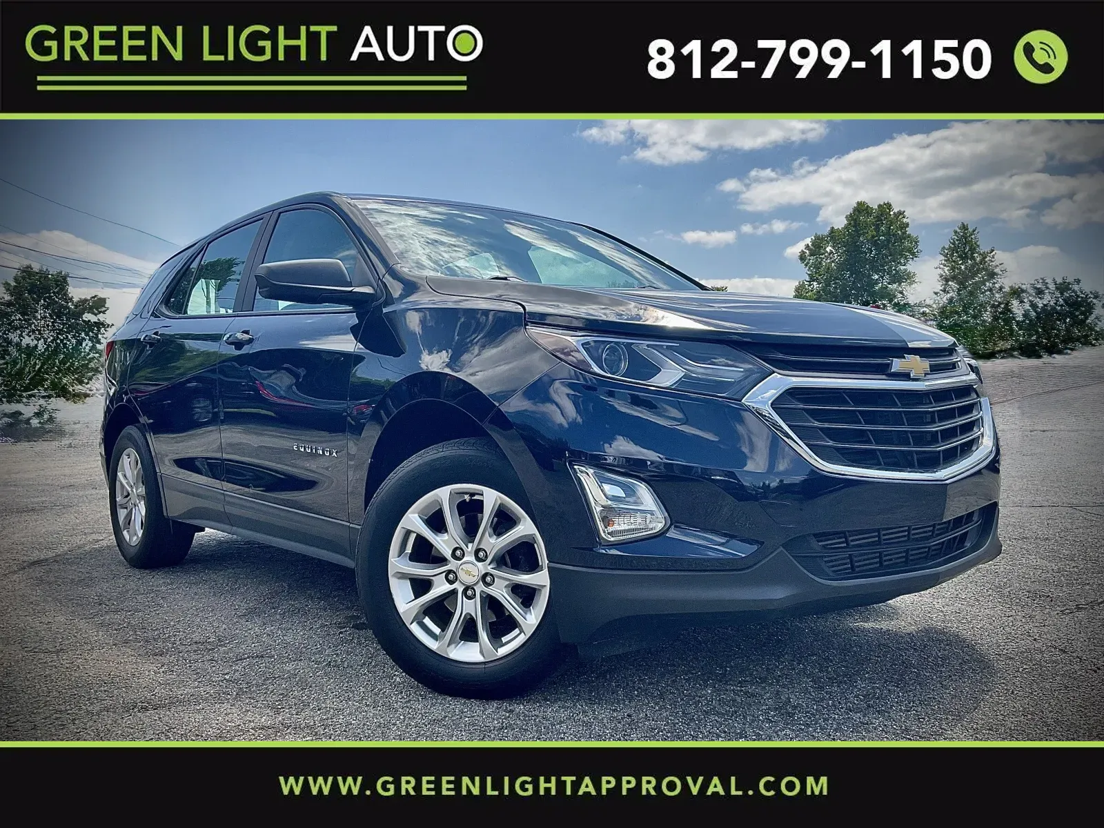 Black 2020 Chevrolet Equinox LS for sale in Columbus, IN