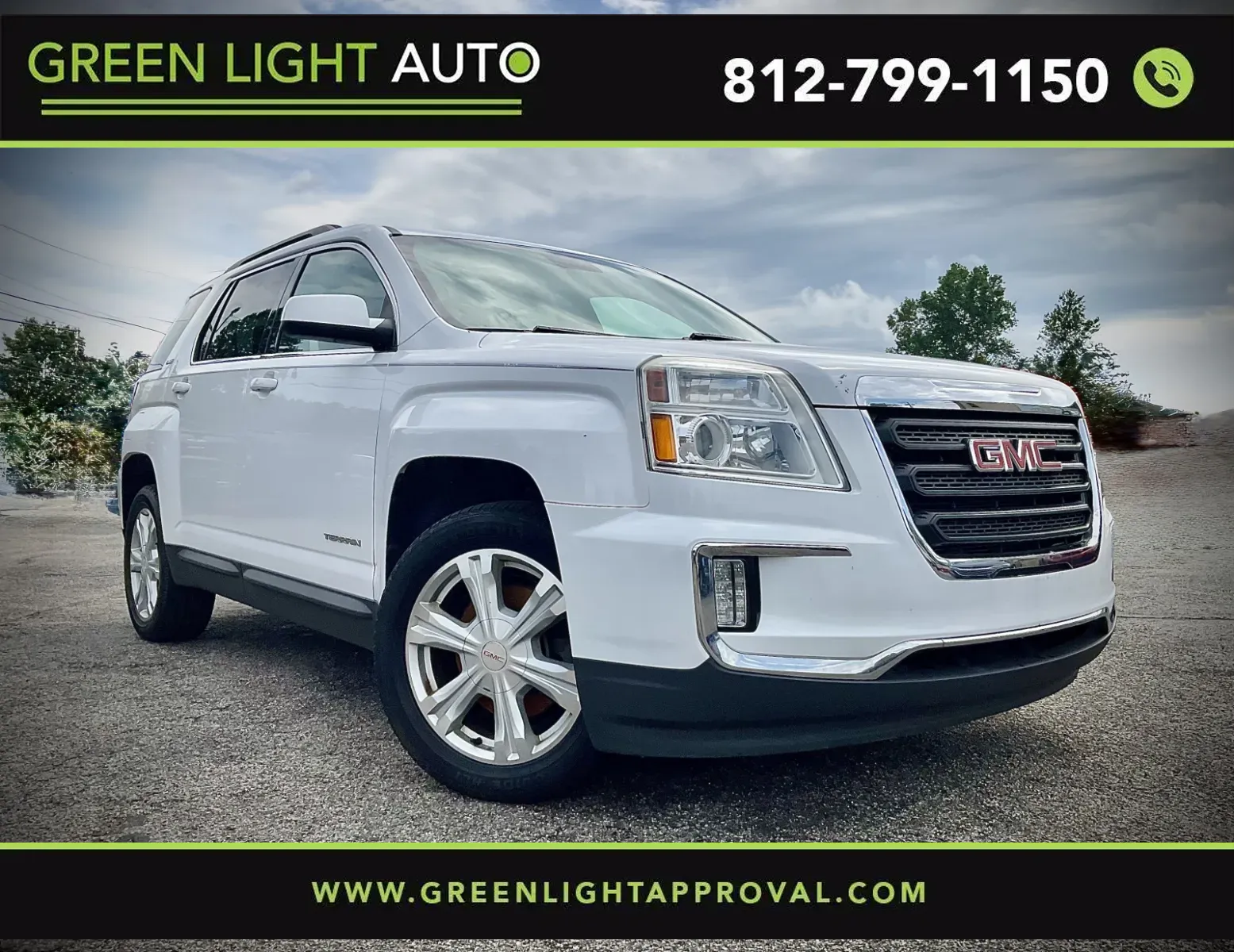White 2017 GMC Terrain SLE2 for sale in Columbus, IN
