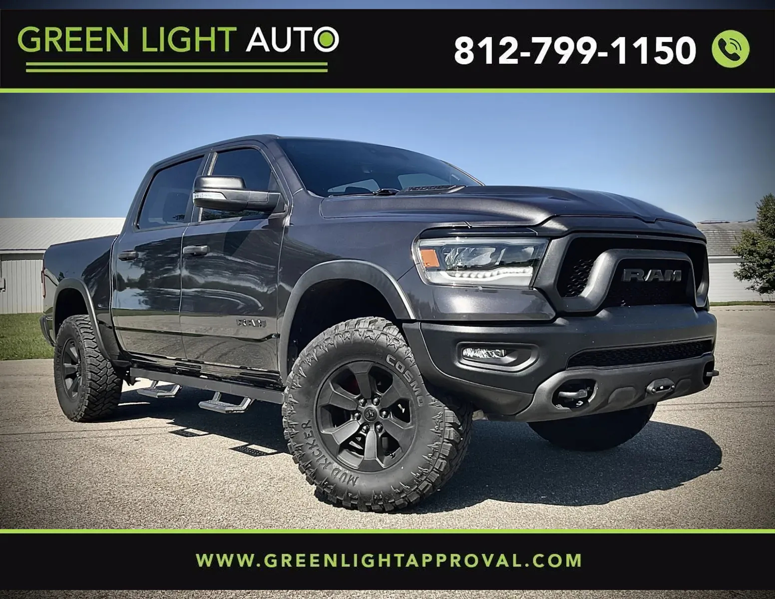 Gray 2022 RAM 1500 Rebel for sale in Columbus, IN