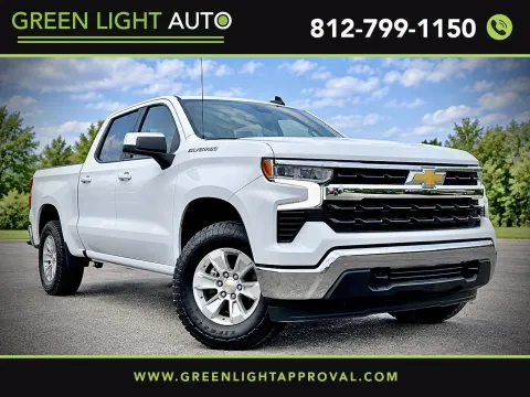 White 2023 Chevrolet Silverado 1500 LT for sale in Columbus, IN