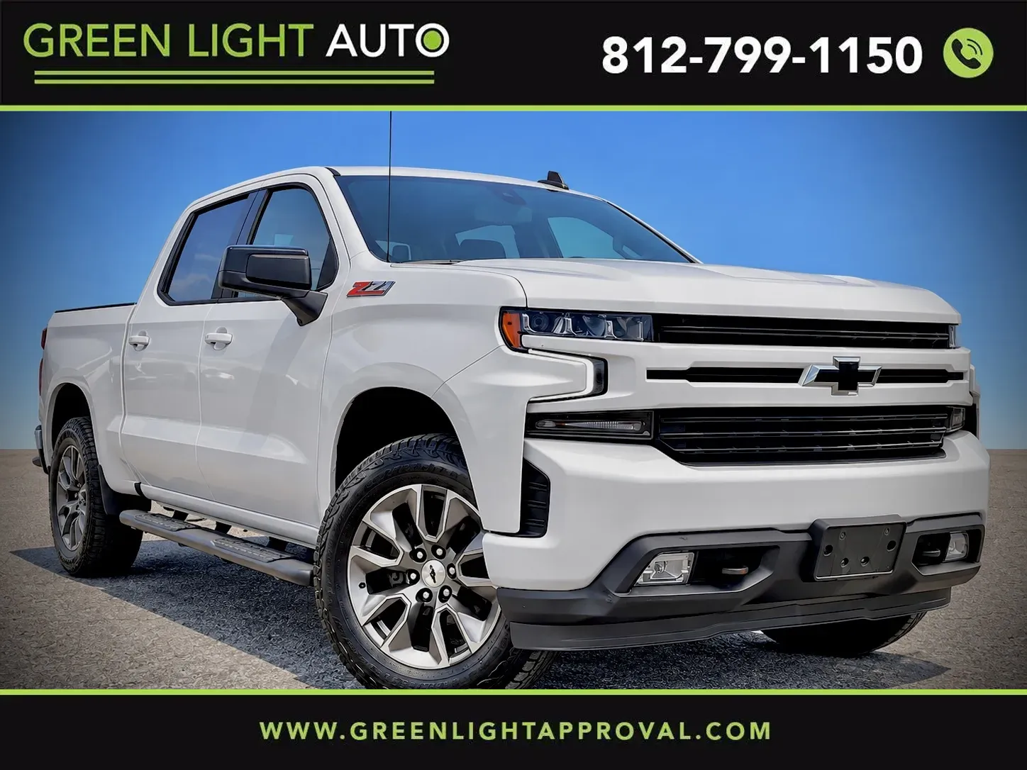 White 2021 Chevrolet Silverado 1500 RST for sale in Columbus, IN
