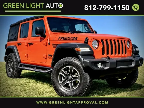 Orange 2018 Jeep Wrangler Sport for sale in Columbus, IN