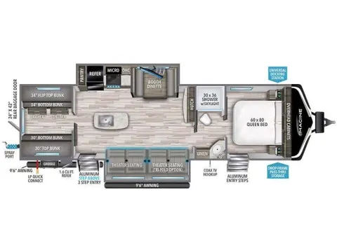 Another view of 2023 Grand Design Imagine 3210BH for sale in Sulphur Springs, TX at Liberty Trail RV - Sulphur Springs