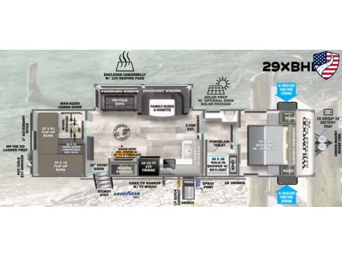 Unknown 2024 Forest River Heritage Glen 29XBHL for sale in Sulphur Springs, TX