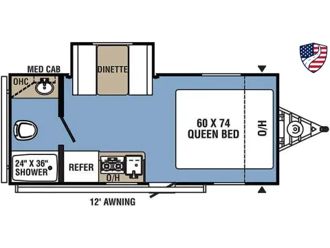 Unknown 2022 Forest River Viking 17FQS for sale in Sulphur Springs, TX