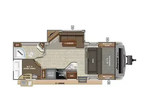 Another view of 2020 Jayco White Hawk 24MBH for sale in Sulphur Springs, TX at Liberty Trail RV - Sulphur Springs