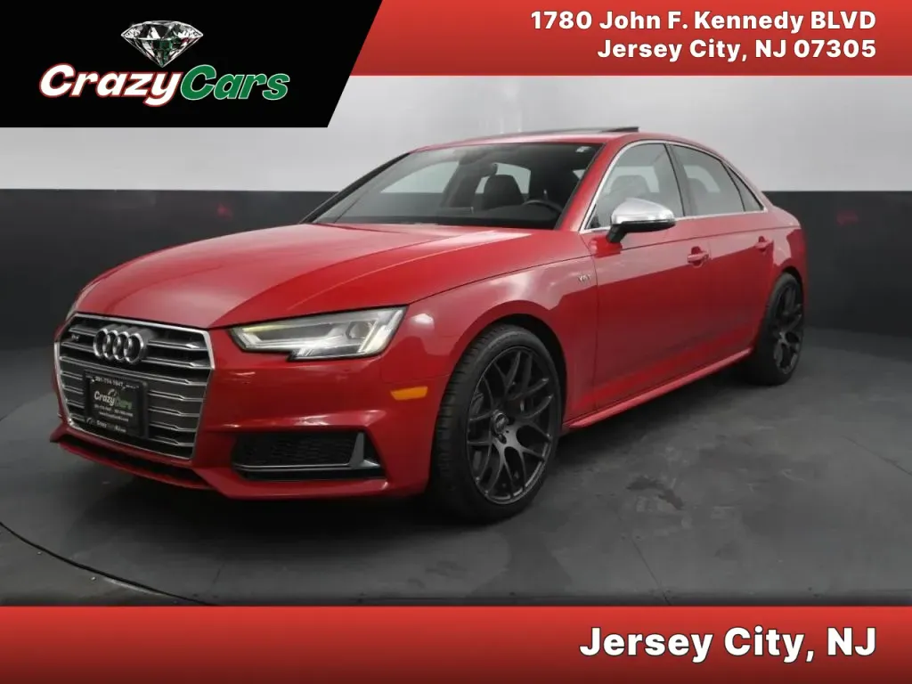 Red 2018 Audi S4 Premium Plus Sedan 4D for sale in Jersey City, NJ