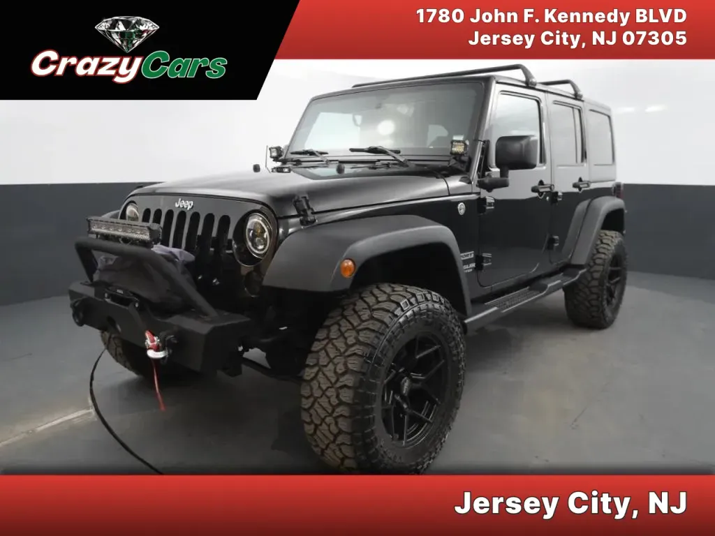 Black 2017 Jeep Wrangler Unlimited Sport SUV 4D for sale in Jersey City, NJ