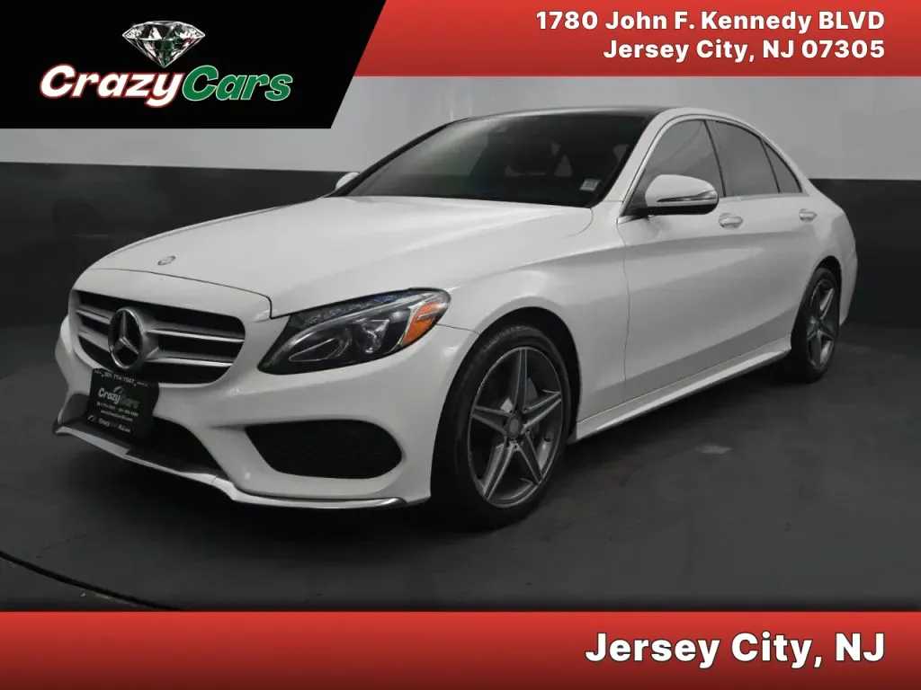 White 2017 Mercedes-Benz C-Class C 300 4MATIC Sedan 4D for sale in Jersey City, NJ