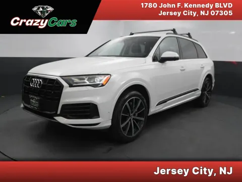 White 2021 Audi Q7 55 TFSI Premium Plus Sport Utility 4D for sale in Jersey City, NJ