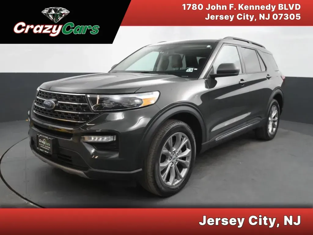 Gray 2022 Ford Explorer XLT Sport Utility 4D for sale in Jersey City, NJ
