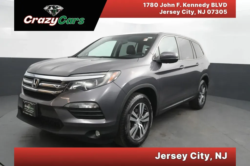 Gray 2017 Honda Pilot EX-L Sport Utility 4D for sale in Jersey City, NJ