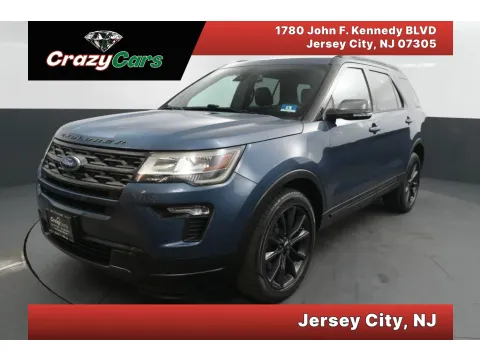 Blue 2018 Ford Explorer XLT Sport Utility 4D for sale in Jersey City, NJ