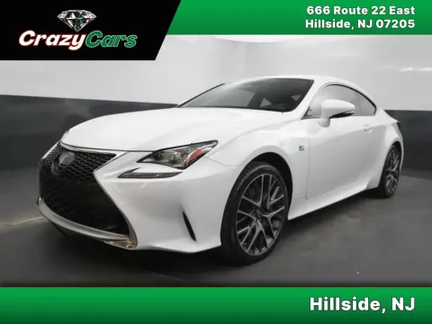 White 2018 Lexus RC 300 Coupe 2D for sale in Hillside, NJ