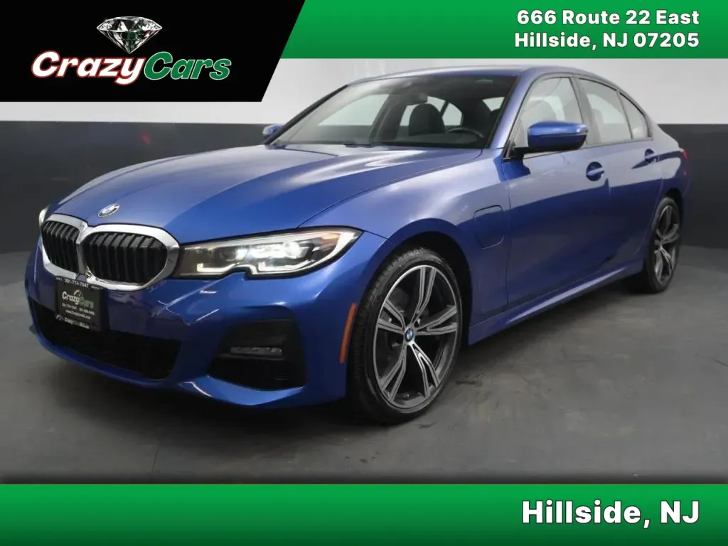 Blue 2021 BMW 3 Series 330e xDrive Sedan 4D for sale in Hillside, NJ