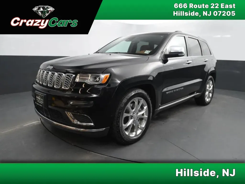 Black 2021 Jeep Grand Cherokee Summit Sport Utility 4D for sale in Hillside, NJ