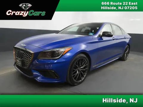 Blue 2020 Genesis G80 3.3T Sport Sedan 4D for sale in Hillside, NJ