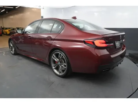 Another view of 2022 BMW 5 Series M550i xDrive Sedan 4D for sale in Hillside, NJ at Crazy Cars Hillside
