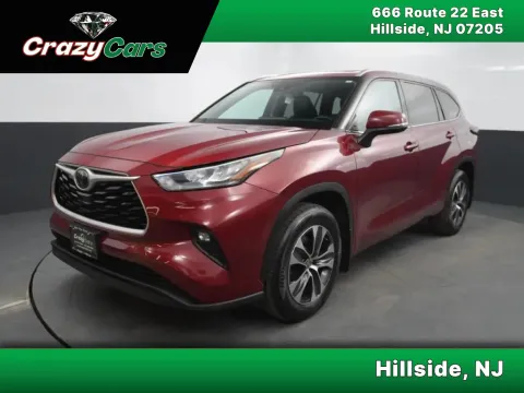 Red 2020 Toyota Highlander XLE Sport Utility 4D for sale in Hillside, NJ