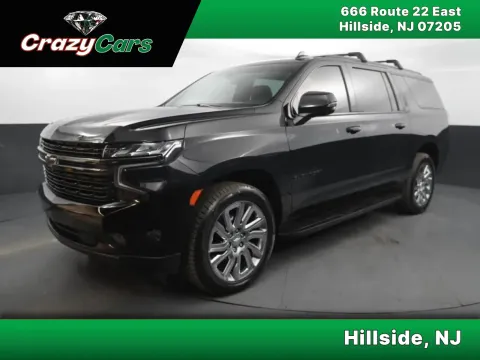 Black 2021 Chevrolet Suburban RST Sport Utility 4D for sale in Hillside, NJ