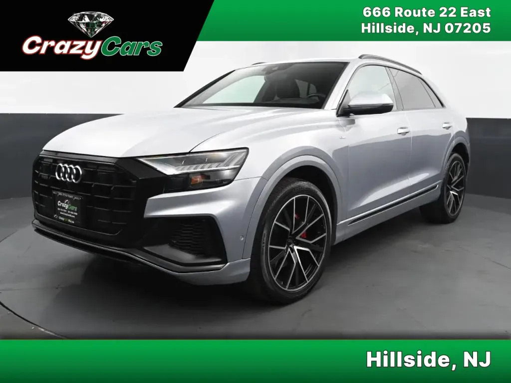 Silver 2019 Audi Q8 Prestige Sport Utility 4D for sale in Hillside, NJ