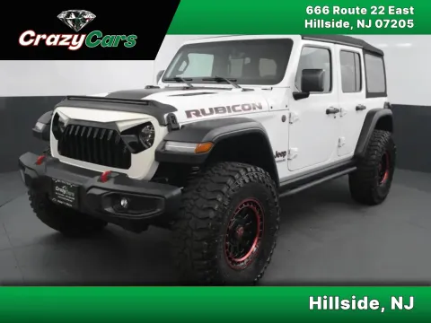 White 2020 Jeep Wrangler Unlimited Rubicon Sport Utility 4D for sale in Hillside, NJ
