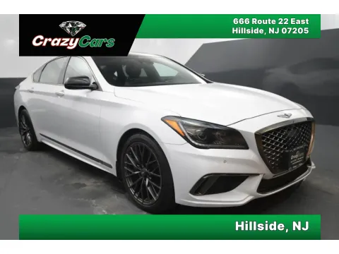 White 2018 Genesis G80 3.3T Sport Sedan 4D for sale in Hillside, NJ
