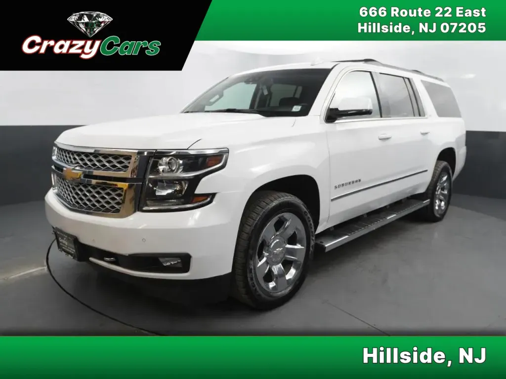 White 2019 Chevrolet Suburban LT Sport Utility 4D for sale in Hillside, NJ