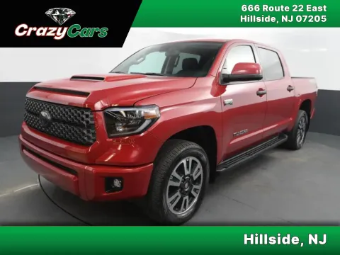 Red 2021 Toyota Tundra CrewMax SR5 Pickup 4D 5 1/2 ft for sale in Hillside, NJ