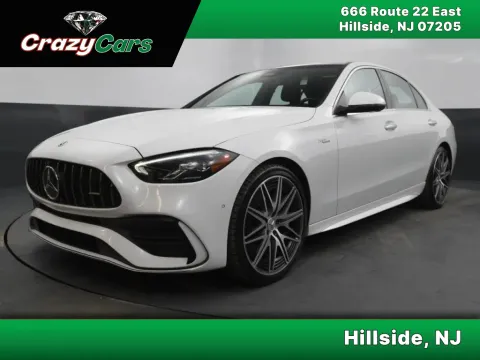 White 2023 Mercedes-Benz Mercedes-AMG C-Class C 43 AMG 4MATIC Sedan 4D for sale in Hillside, NJ