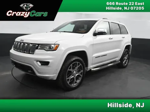 White 2021 Jeep Grand Cherokee Overland Sport Utility 4D for sale in Hillside, NJ