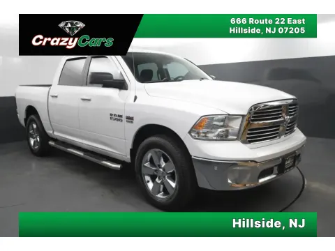White 2018 Ram 1500 Crew Cab Big Horn Pickup 4D 5 1/2 ft for sale in Hillside, NJ
