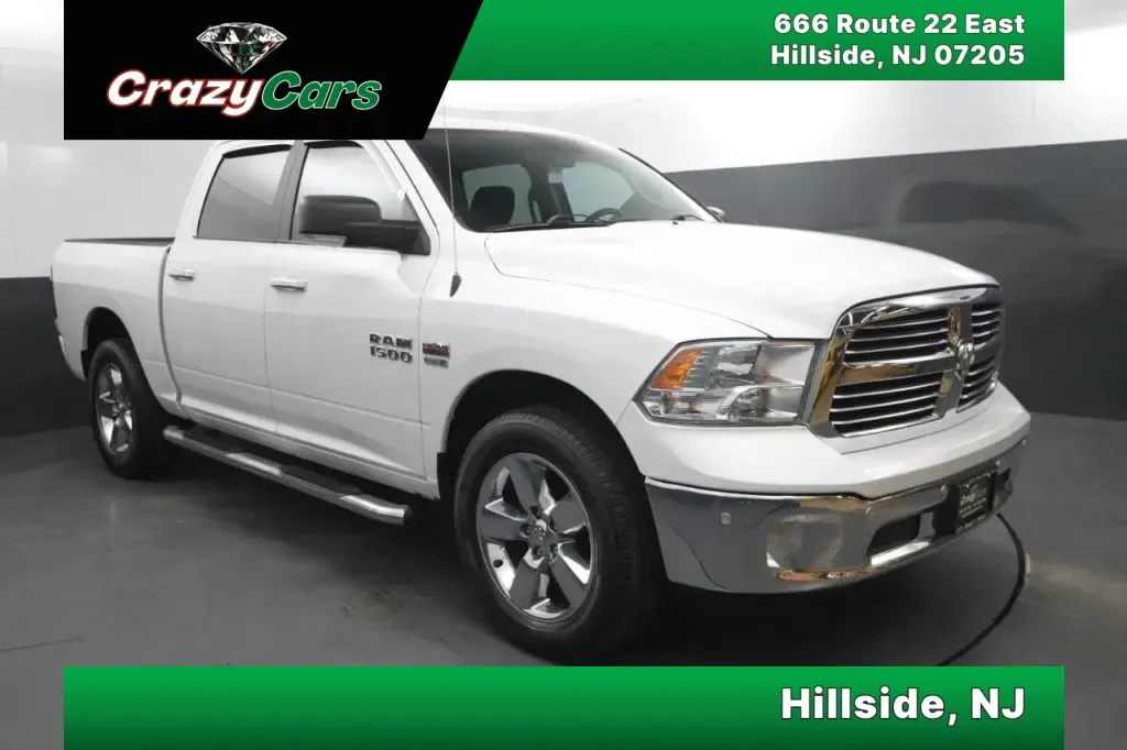 White 2018 Ram 1500 Crew Cab Big Horn Pickup 4D 5 1/2 ft for sale in Hillside, NJ