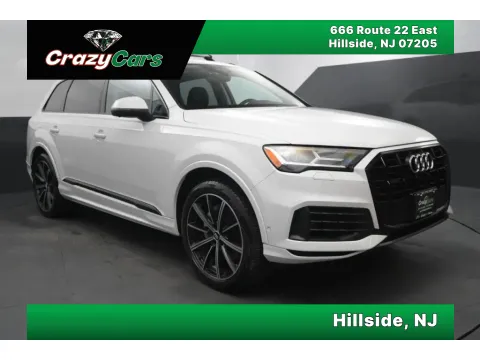 White 2021 Audi Q7 55 TFSI Premium Plus Sport Utility 4D for sale in Hillside, NJ