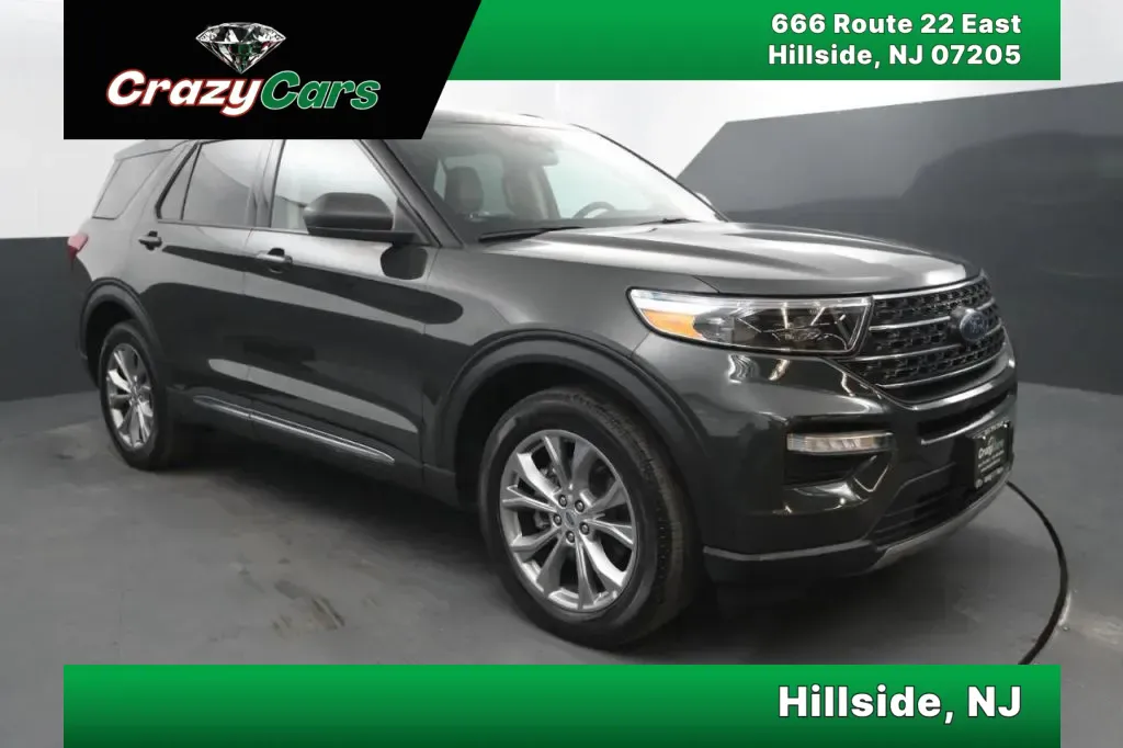 Gray 2022 Ford Explorer XLT Sport Utility 4D for sale in Hillside, NJ