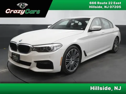 White 2019 BMW 5 Series 530i xDrive Sedan 4D for sale in Hillside, NJ