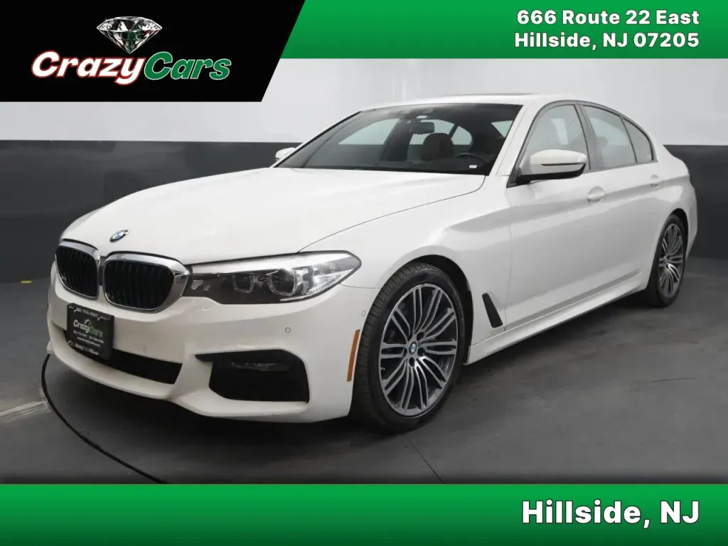 White 2019 BMW 5 Series 530i xDrive Sedan 4D for sale in Hillside, NJ