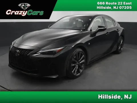 Black 2022 Lexus IS 350 F SPORT Sedan 4D for sale in Hillside, NJ