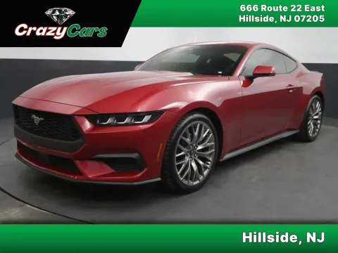 Red 2024 Ford Mustang EcoBoost Premium Coupe 2D for sale in Hillside, NJ