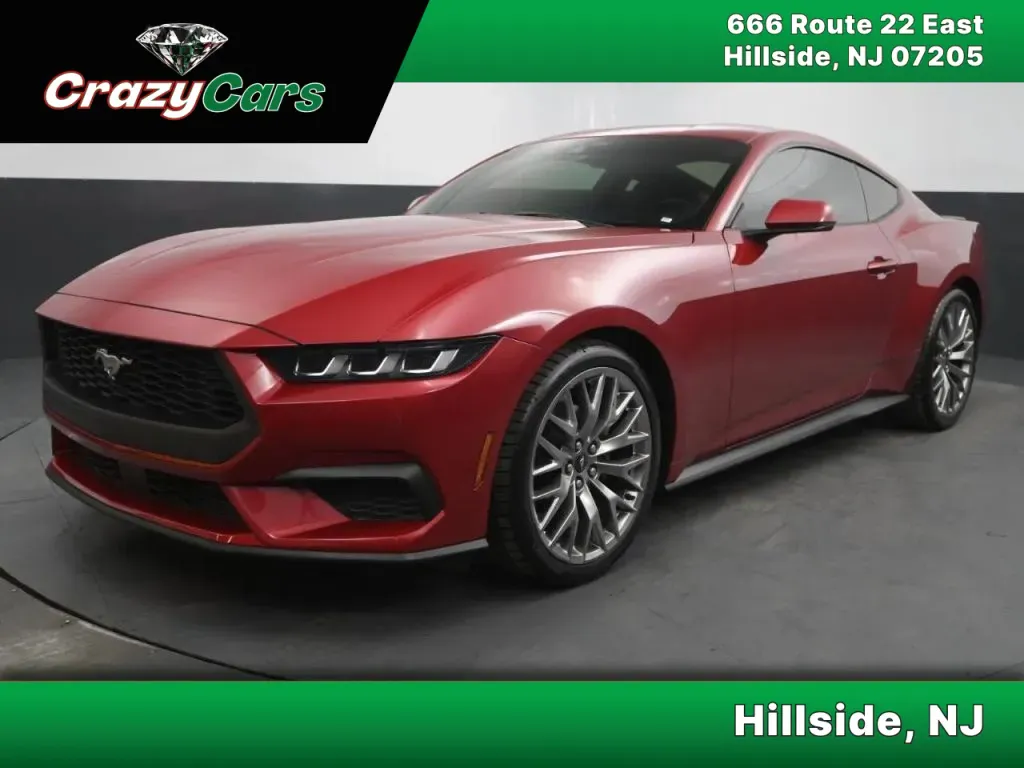 Red 2024 Ford Mustang EcoBoost Premium Coupe 2D for sale in Hillside, NJ