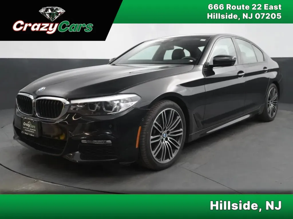 Black 2018 BMW 5 Series 540i xDrive Sedan 4D for sale in Hillside, NJ