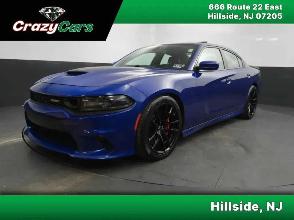 Blue 2019 Dodge Charger Scat Pack Sedan 4D for sale in Hillside, NJ