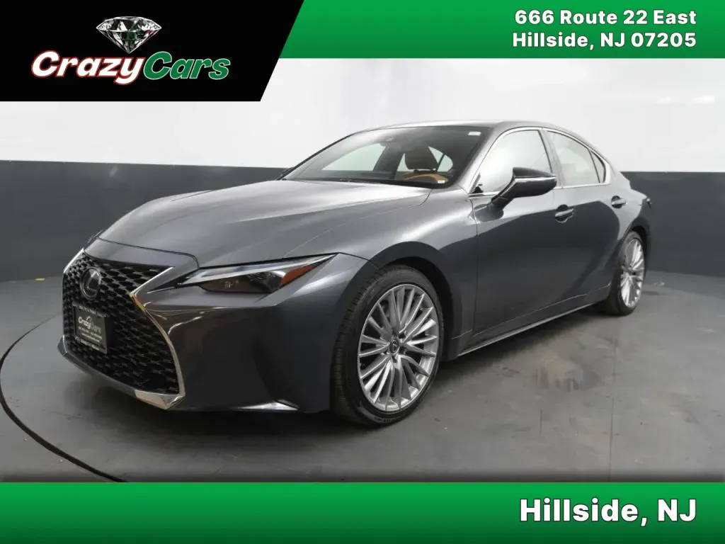 Gray 2022 Lexus IS 300 Sedan 4D for sale in Hillside, NJ