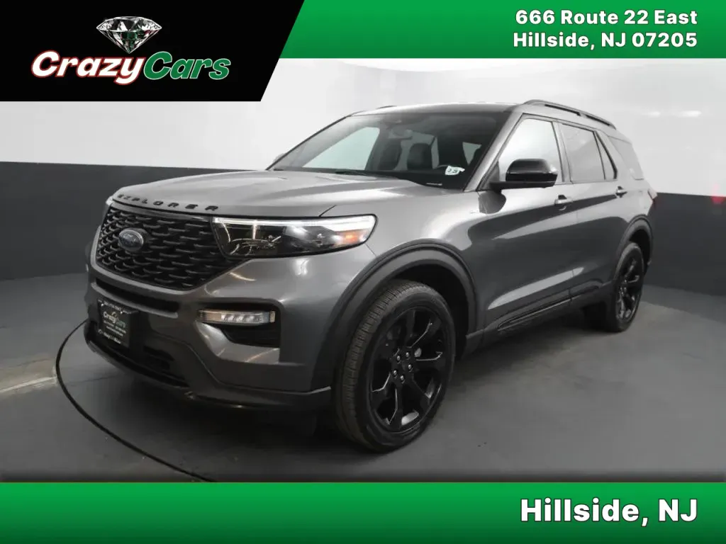 Gray 2023 Ford Explorer ST-Line Sport Utility 4D for sale in Hillside, NJ