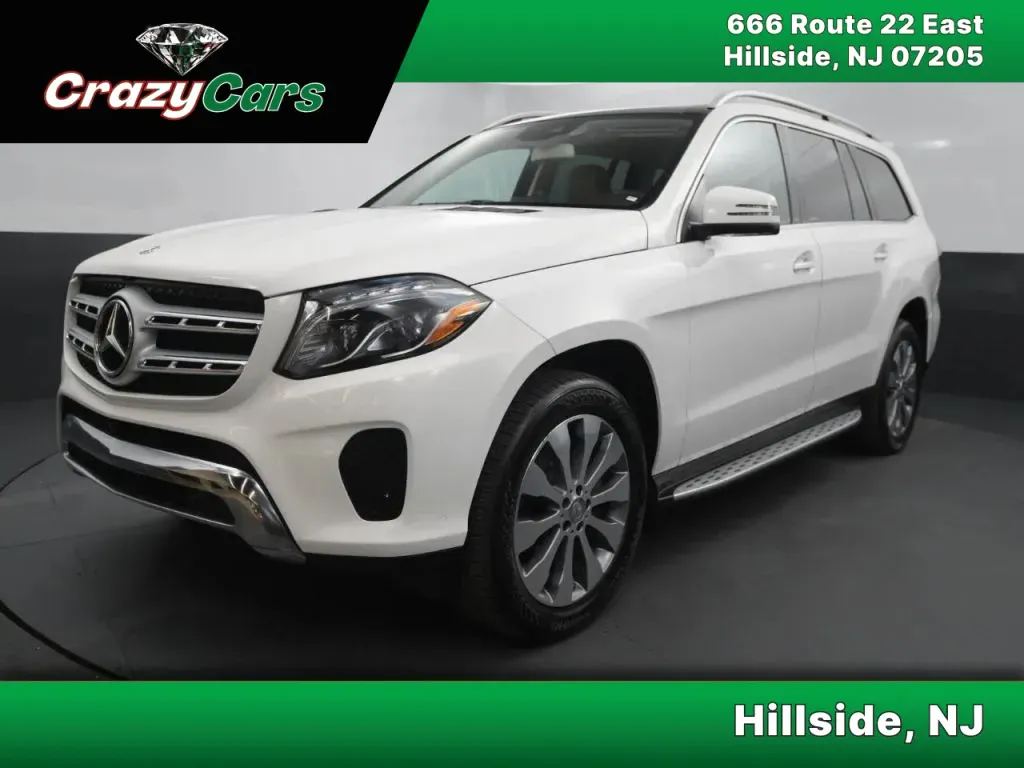 White 2018 Mercedes-Benz GLS 450 4MATIC Sport Utility 4D for sale in Hillside, NJ