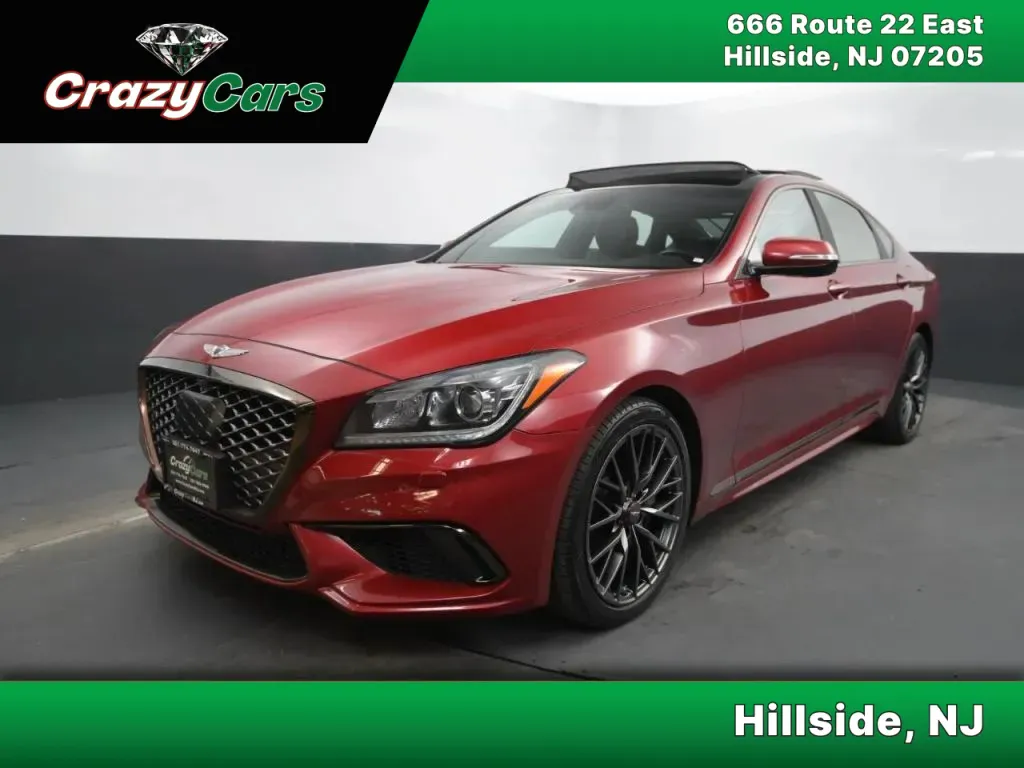 Red 2019 Genesis G80 3.8 Sedan 4D for sale in Hillside, NJ