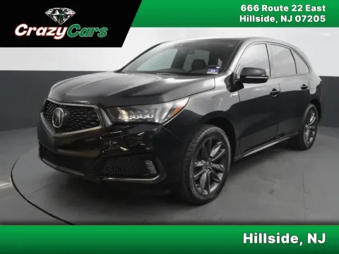 Black 2019 Acura MDX SH-AWD w/Technology & A-Spec Pkgs Sport Utility 4D for sale in Hillside, NJ