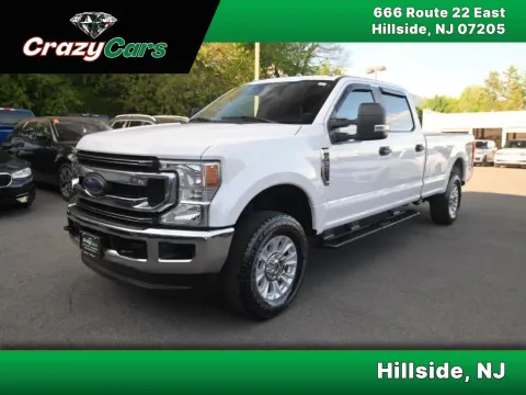 White 2021 Ford F350 Super Duty Crew Cab XL Pickup 4D 8 ft for sale in Hillside, NJ